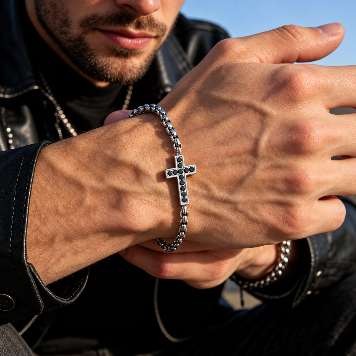 PULSERA CRUZ DE ÉLITE